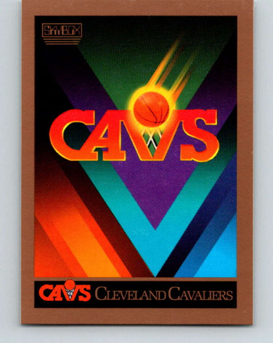 1990-91 SkyBox #332 Cleveland Cavaliers TC Mint Cleveland Cavaliers  Image 1