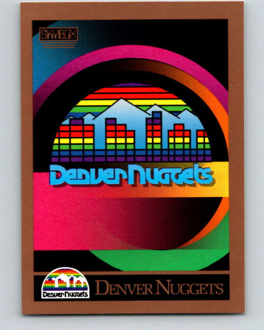 1990-91 SkyBox #334 Denver Nuggets TC Mint Denver Nuggets  Image 1