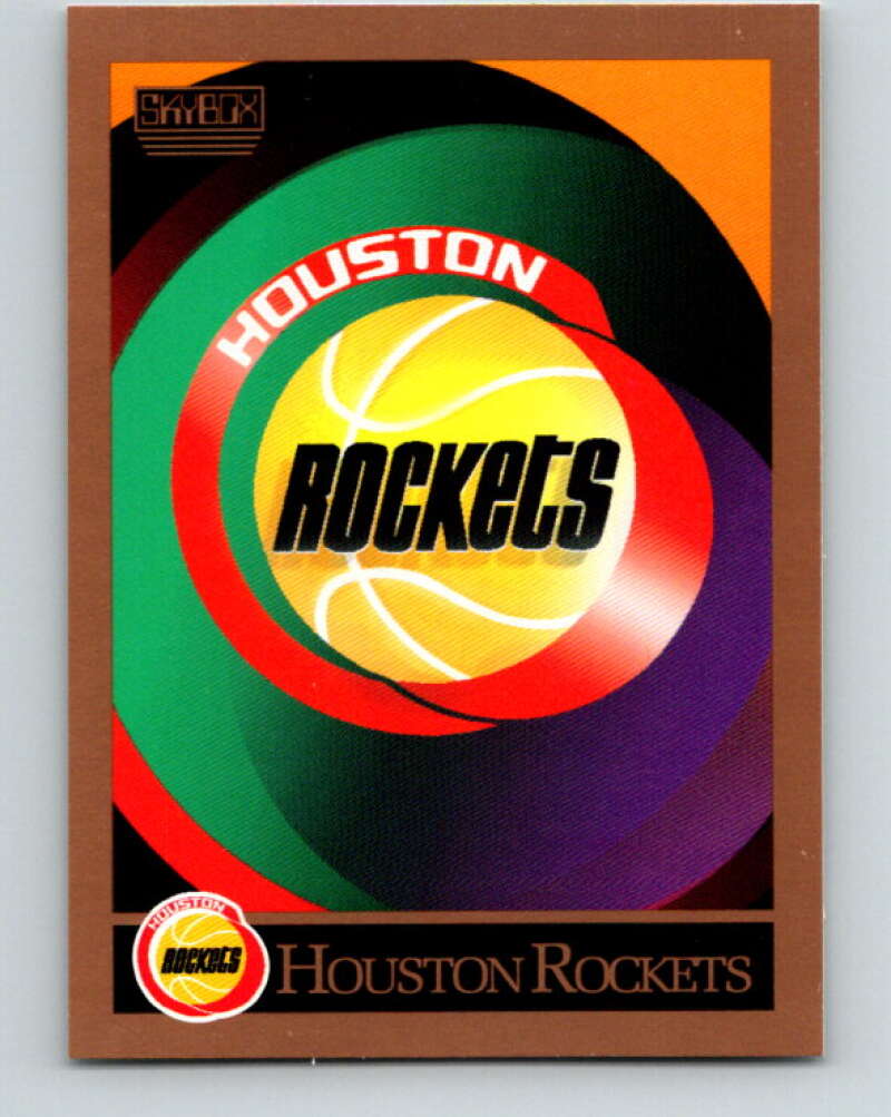 1990-91 SkyBox #337 Houston Rockets TC Mint Houston Rockets Image 1