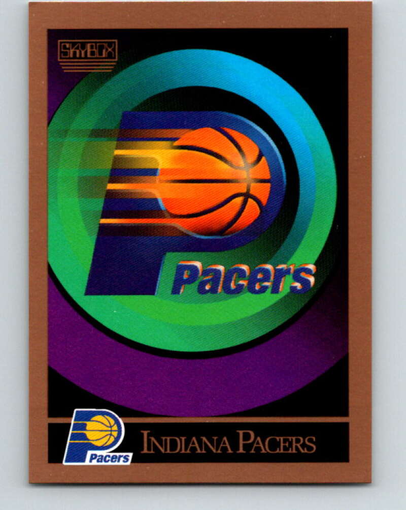 1990-91 SkyBox #338 Indiana Pacers TC Mint Indiana Pacers Image 1