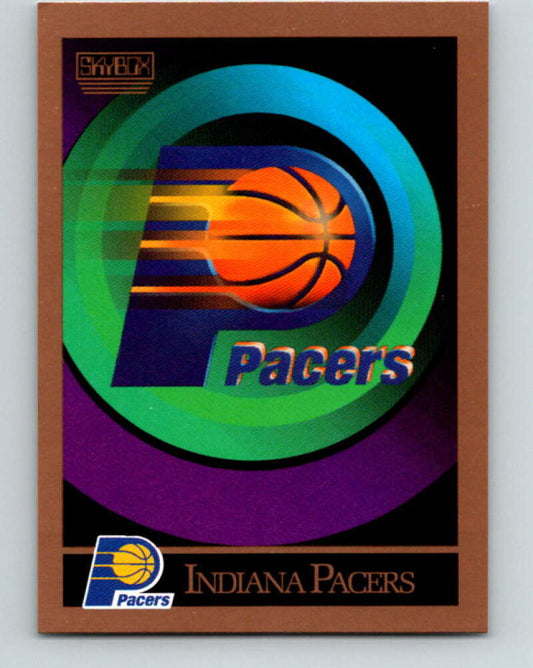 1990-91 SkyBox #338 Indiana Pacers TC Mint Indiana Pacers  Image 1