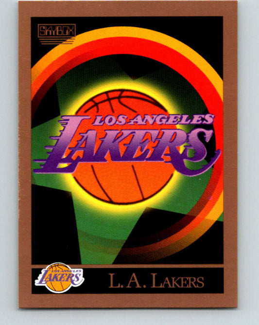 1990-91 SkyBox #340 Los Angeles Lakers TC Mint Los Angeles Lakers  Image 1