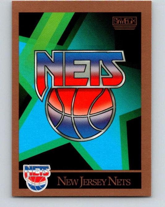 1990-91 SkyBox #344 New Jersey Nets TC Mint New Jersey Nets  Image 1