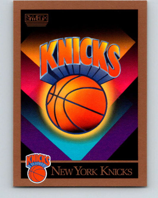 1990-91 SkyBox #345 New York Knicks TC Mint New York Knicks  Image 1