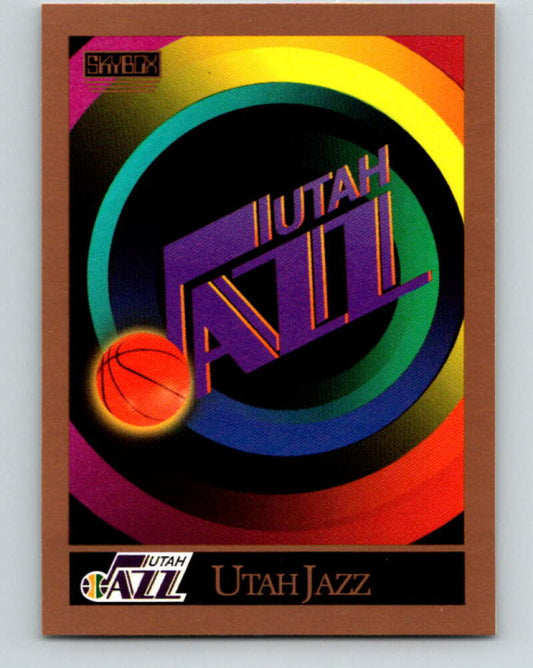 1990-91 SkyBox #353 Utah Jazz TC Mint Utah Jazz  Image 1