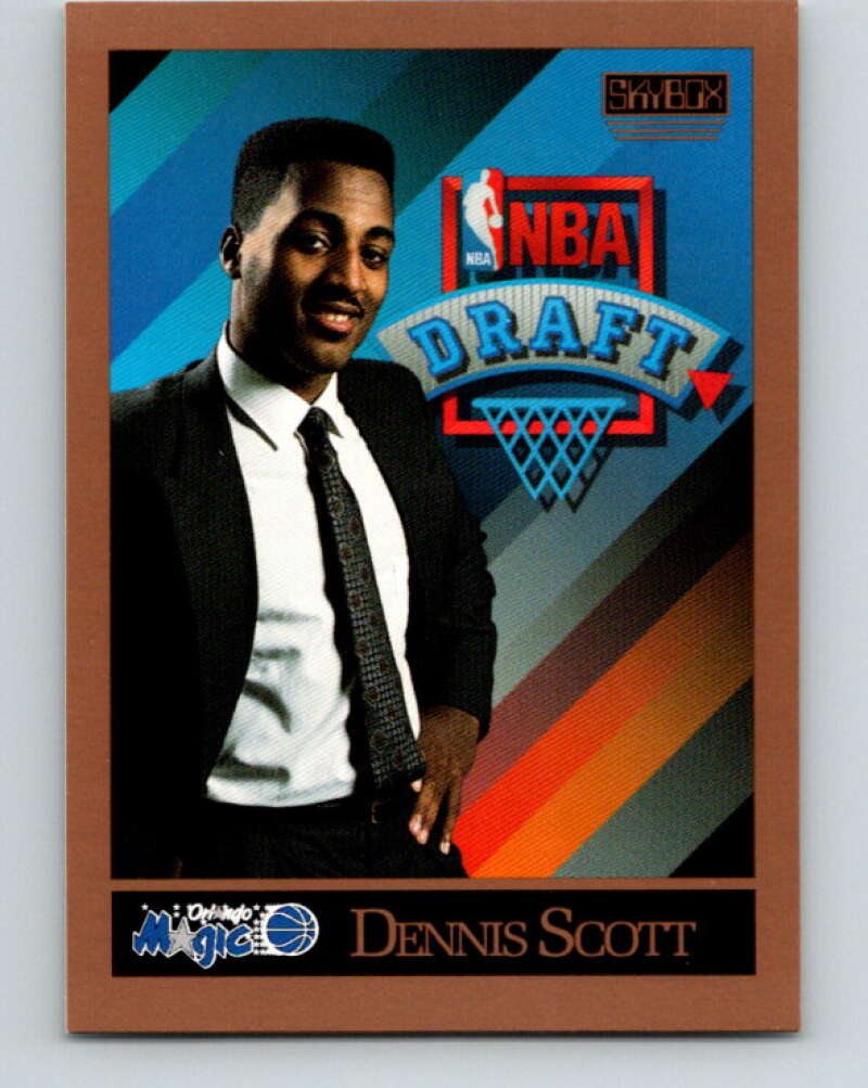 1990-91 SkyBox #363 Dennis Scott Mint RC Rookie Orlando Magic Image 1