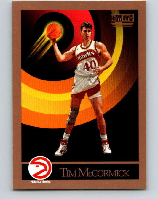 1990-91 SkyBox #366 Tim McCormick Mint Atlanta Hawks  Image 1