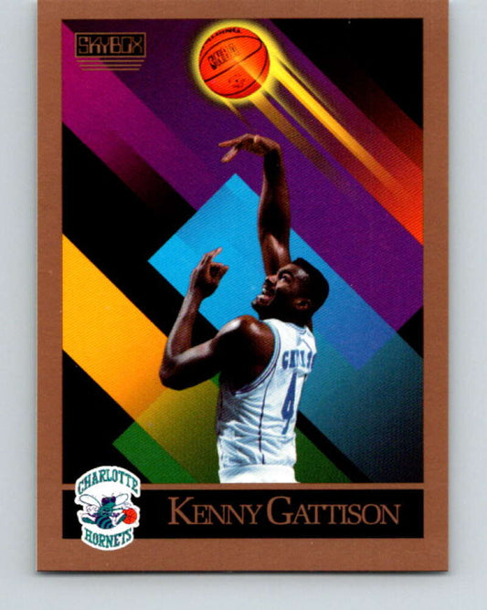1990-91 SkyBox #368 Kenny Gattison Mint RC Rookie Charlotte Hornets