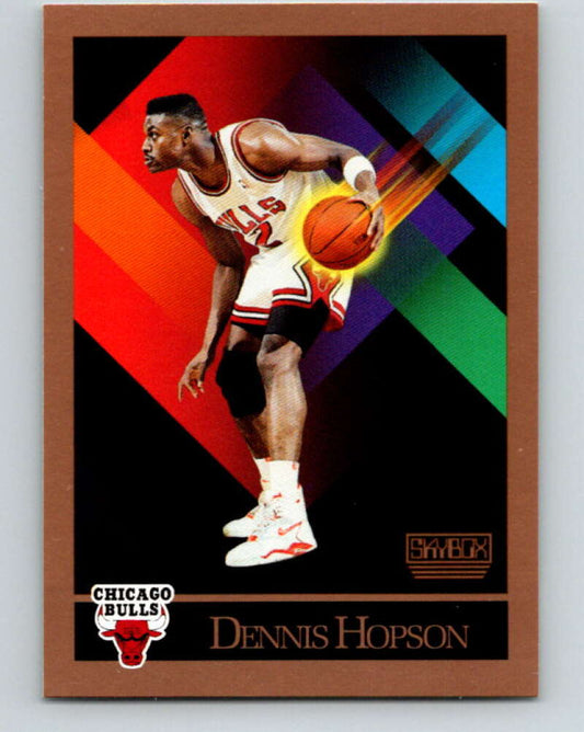 1990-91 SkyBox #371 Dennis Hopson Mint Chicago Bulls  Image 1