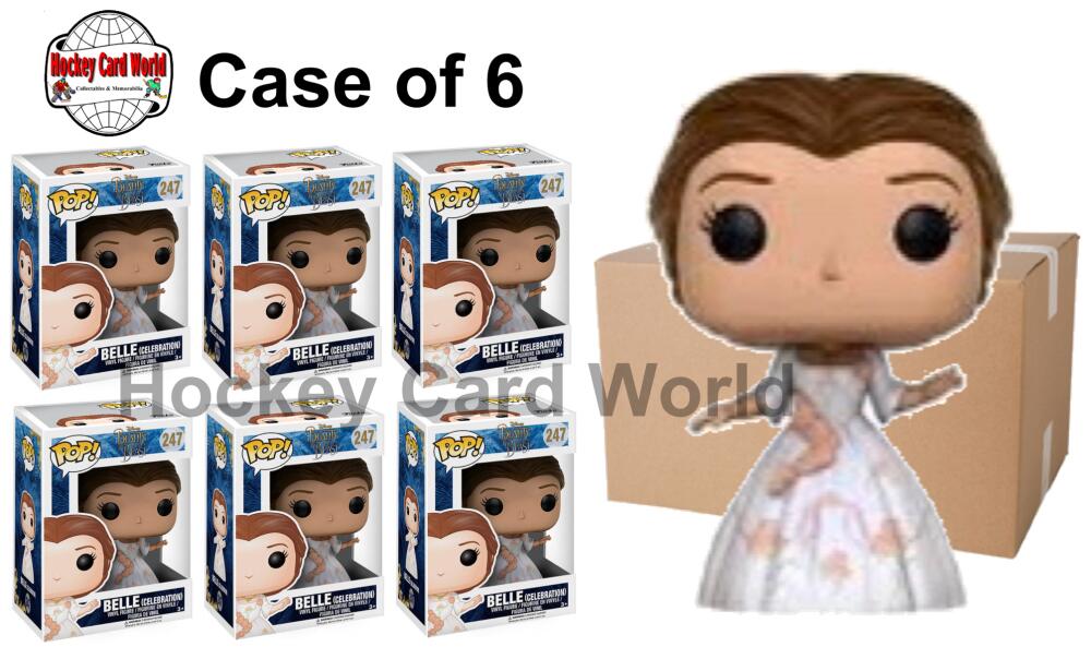 Funko Pop - 247 Disney - Belle (Celebration) Vinyl Figure - Case of 6