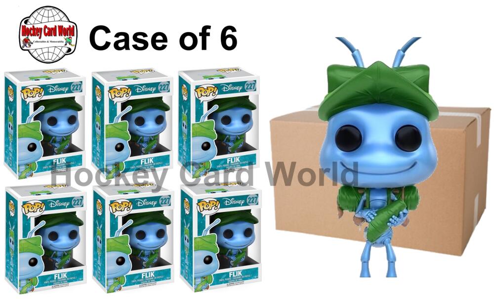 Funko Pop - 227 Disney A Bugs Life - Flik Vinyl Figure - Case of 6