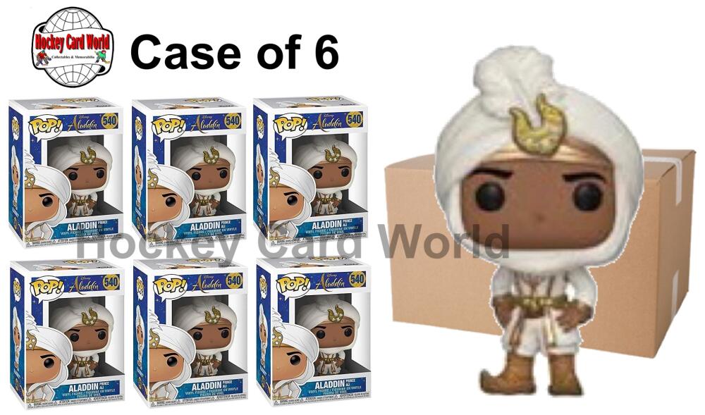 Funko Pop - 540 Disney Aladdin - Aladdin White Outfit Vinyl Figure - Case of 6 Image 1