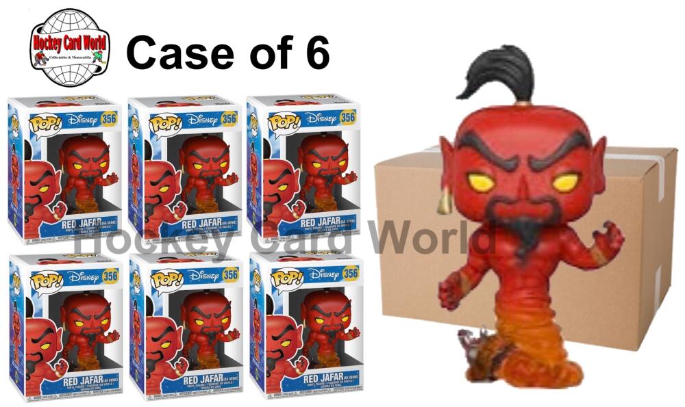Funko Pop - 356 Disney Aladdin - Red Jaffar (Genie) Vinyl Figure - Case of 6 Image 1