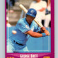 1988 Score #11 George Brett Mint Kansas City Royals  Image 1