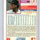 1988 Score #13 Rickey Henderson Mint New York Yankees  Image 2