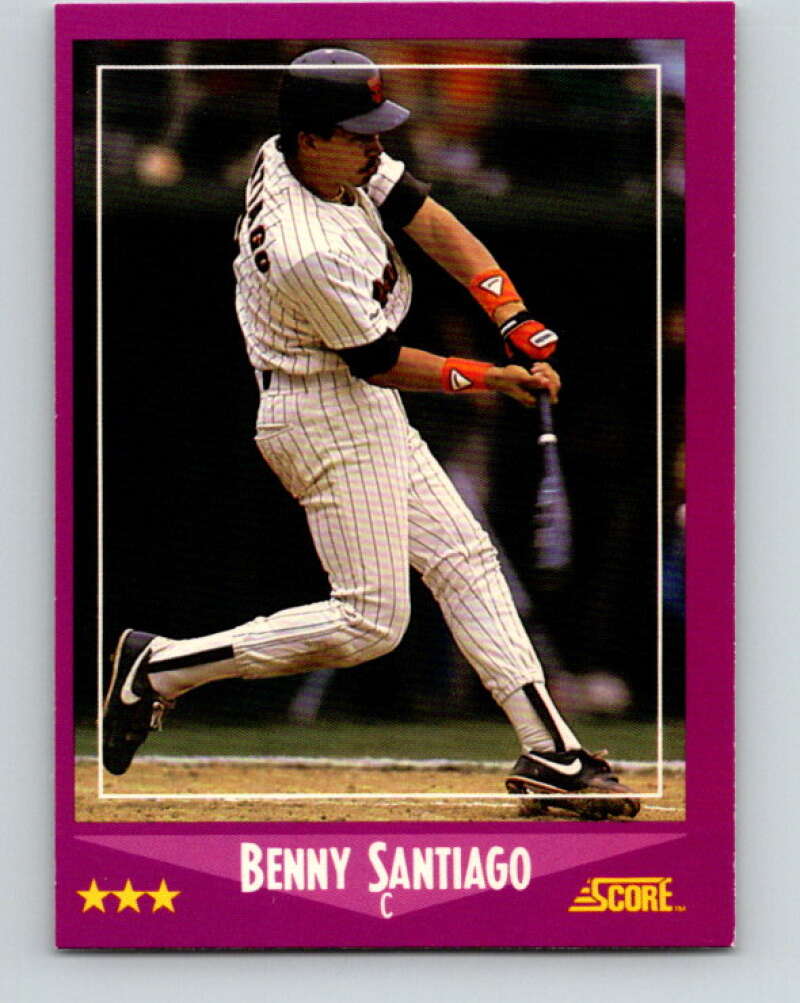 1988 Score #25 Benito Santiago Mint San Diego Padres Image 1