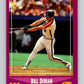 1988 Score #52 Bill Doran Mint Houston Astros  Image 1