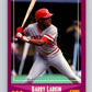 1988 Score #72 Barry Larkin Mint Cincinnati Reds  Image 1
