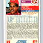 1988 Score #72 Barry Larkin Mint Cincinnati Reds  Image 2