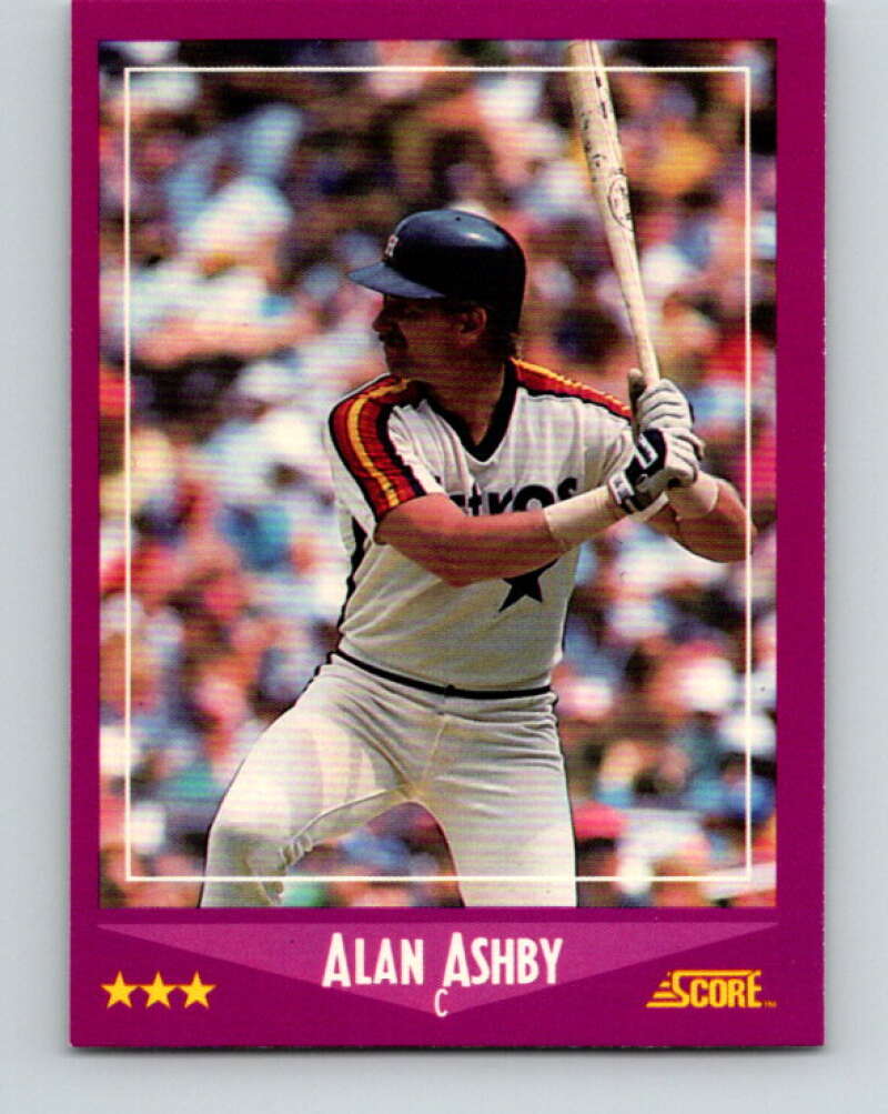 1988 Score #73 Alan Ashby Mint Houston Astros  Image 1