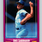 1988 Score #89 Bret Saberhagen Mint Kansas City Royals  Image 1