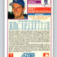 1988 Score #89 Bret Saberhagen Mint Kansas City Royals  Image 2
