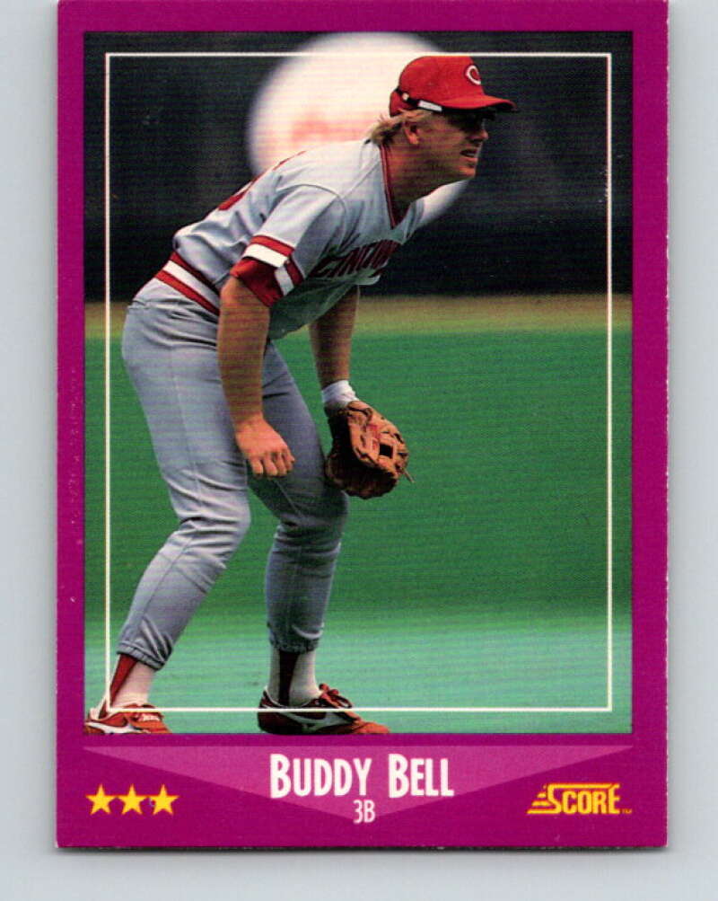 1988 Score #99 Buddy Bell Mint Cincinnati Reds Image 1
