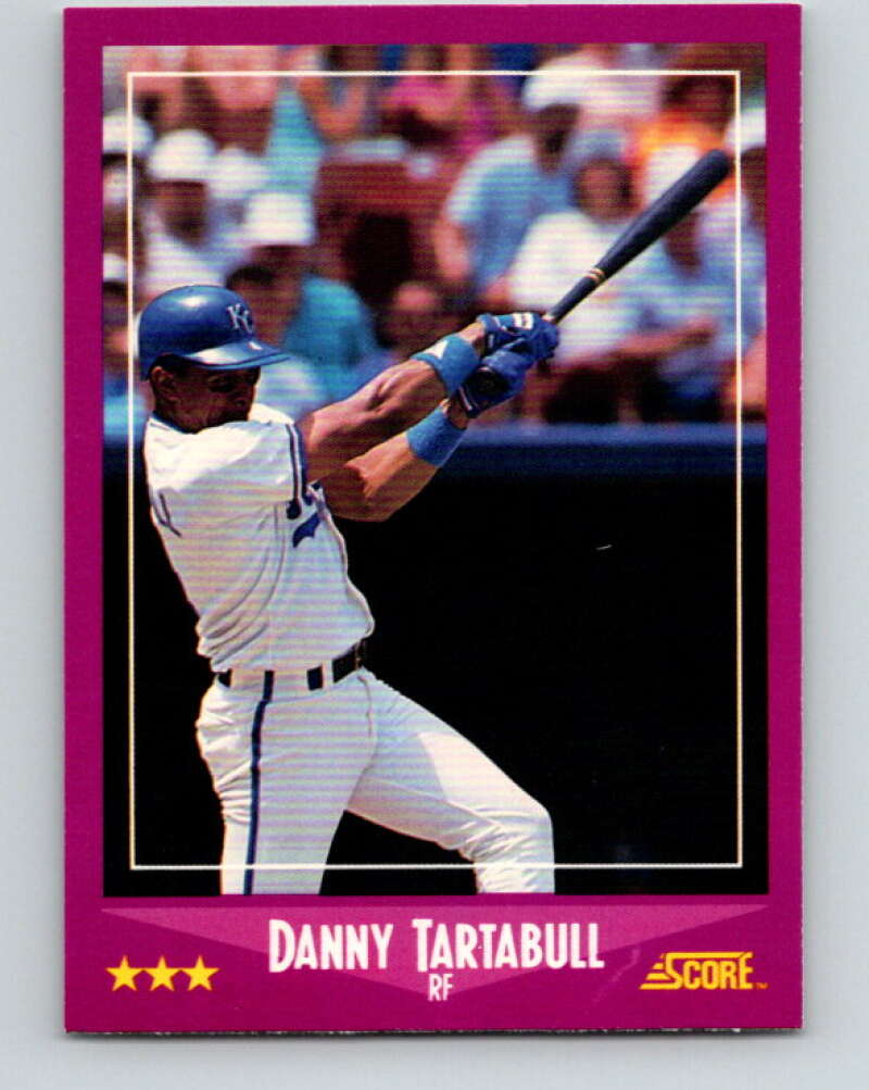 1988 Score #106 Danny Tartabull Mint Kansas City Royals Image 1