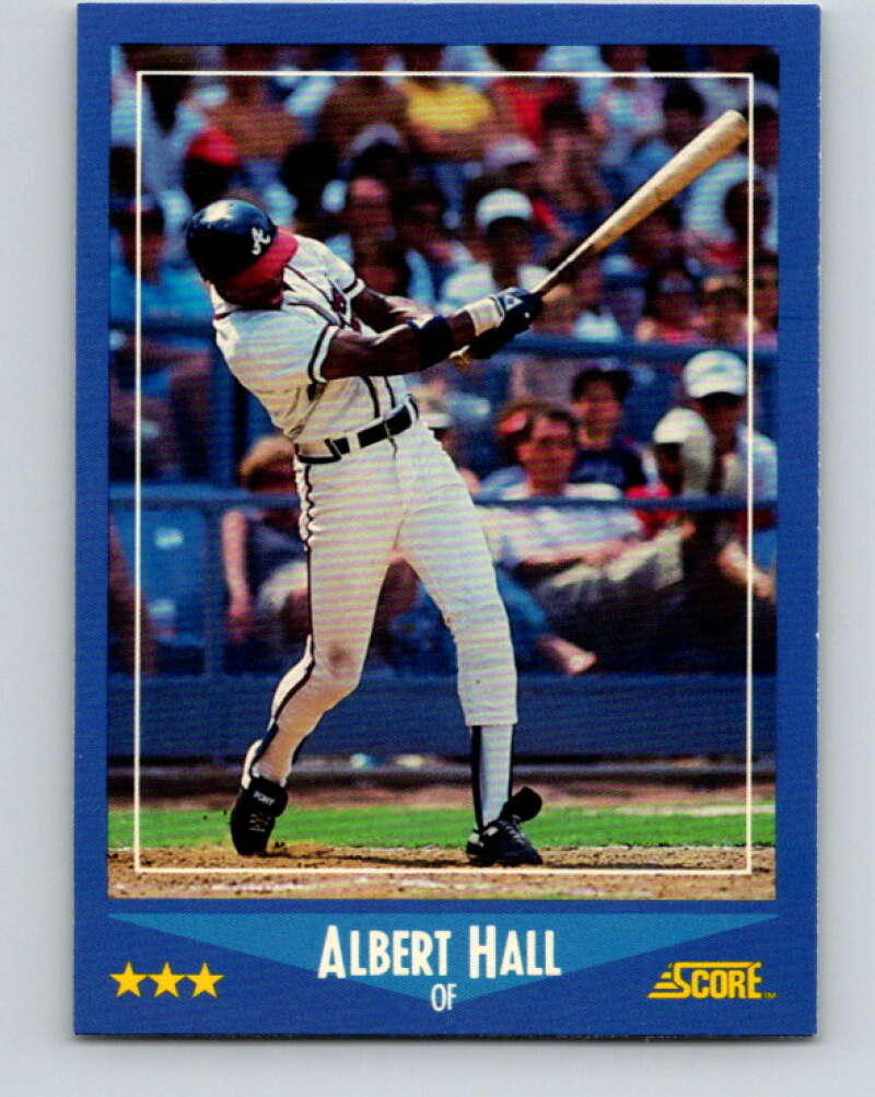 1988 Score #148 Albert Hall Mint Atlanta Braves Image 1
