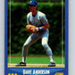 1988 Score #166 Dave Anderson UER Mint Los Angeles Dodgers  Image 1