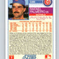 1988 Score #186 Rafael Palmeiro Mint Chicago Cubs  Image 2