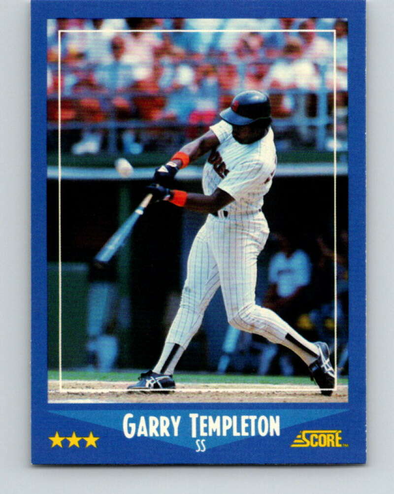 1988 Score #189 Garry Templeton Mint San Diego Padres Image 1