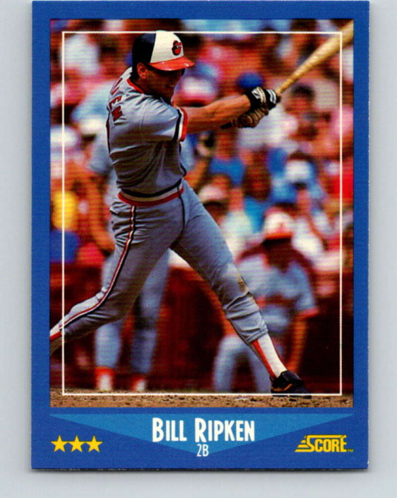 1988 Score #200 Billy Ripken Mint RC Rookie Baltimore Orioles Image 1