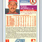 1988 Score #202 Todd Worrell Mint St. Louis Cardinals  Image 2