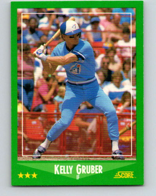 1988 Score #422 Kelly Gruber Mint Toronto Blue Jays  Image 1