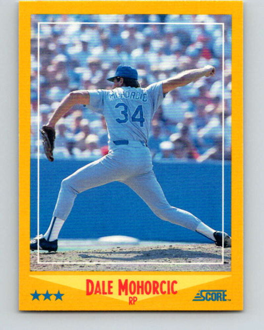 1988 Score #452 Dale Mohorcic Mint Texas Rangers  Image 1
