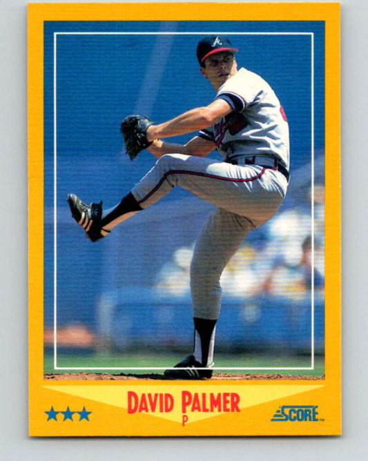 1988 Score #457 David Palmer Mint Atlanta Braves  Image 1