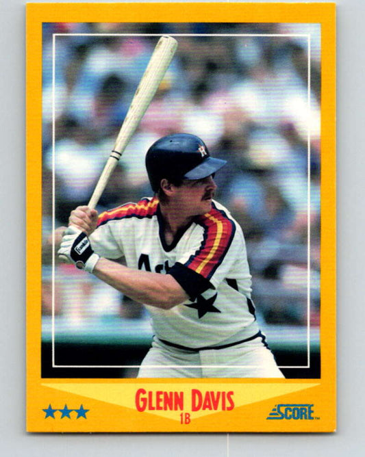 1988 Score #460 Glenn Davis Mint Houston Astros  Image 1