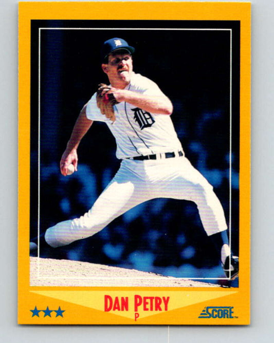 1988 Score #461 Dan Petry Mint Detroit Tigers  Image 1