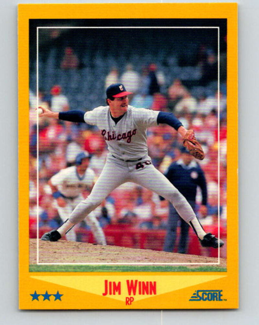 1988 Score #462 Jim Winn Mint Chicago White Sox  Image 1