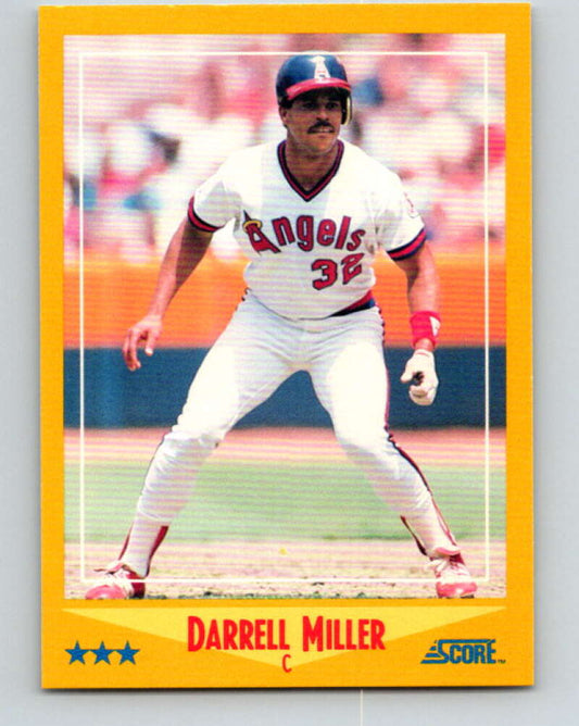 1988 Score #463 Darrell Miller Mint California Angels  Image 1