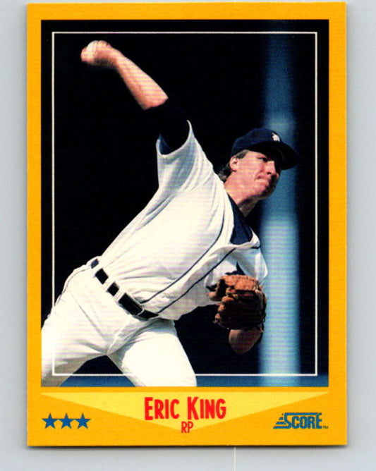 1988 Score #471 Eric King Mint Detroit Tigers  Image 1