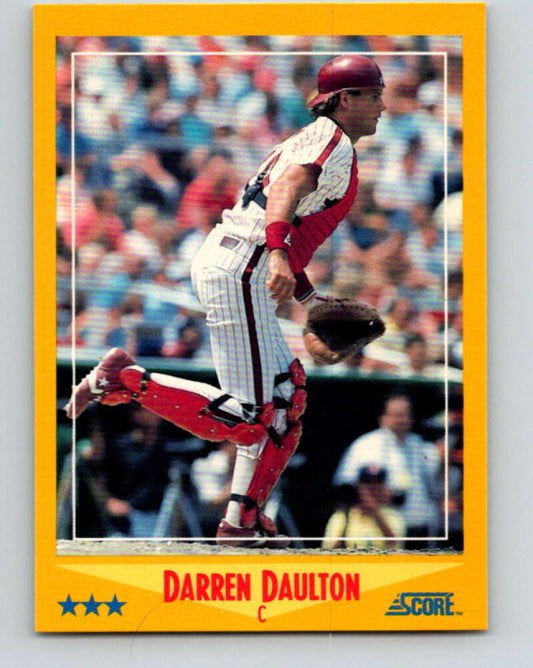 1988 Score #473 Darren Daulton Mint Philadelphia Phillies  Image 1