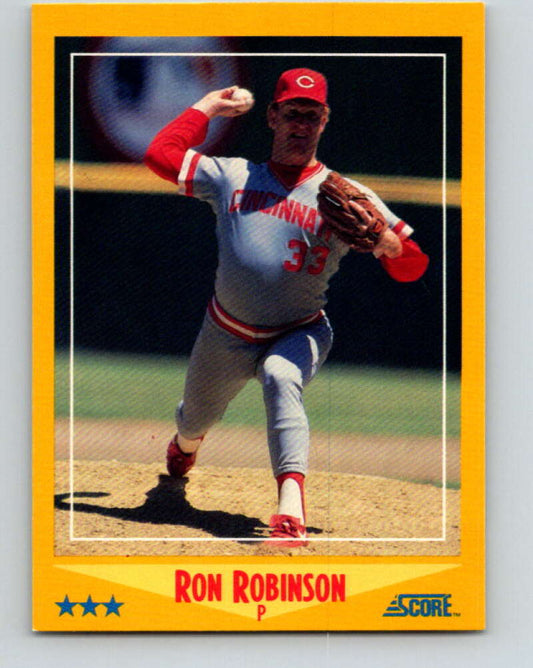 1988 Score #476 Ron Robinson Mint Cincinnati Reds  Image 1