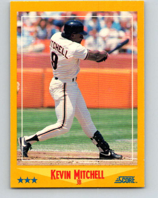 1988 Score #481 Kevin Mitchell Mint San Francisco Giants  Image 1