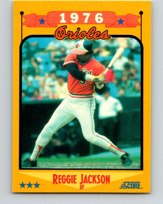 1988 Score #501 Reggie Jackson Special O's Mint Baltimore Orioles  Image 1