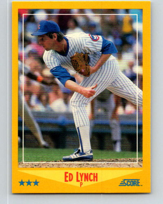 1988 Score #506 Ed Lynch Mint Chicago Cubs  Image 1