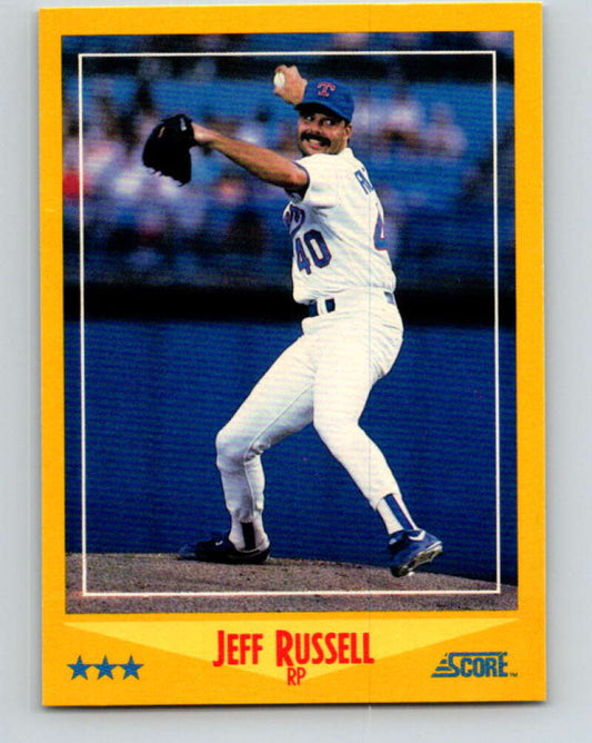 1988 Score #514 Jeff Russell Mint Texas Rangers  Image 1