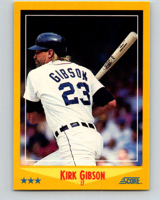 1988 Score #525 Kirk Gibson Mint Detroit Tigers  Image 1