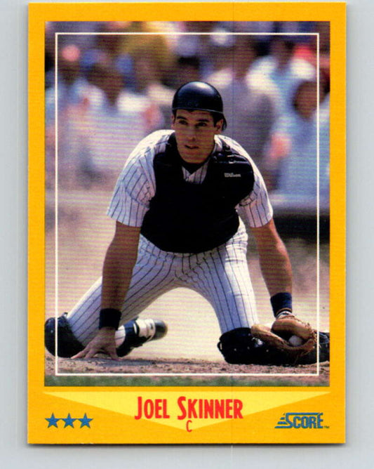 1988 Score #532 Joel Skinner Mint New York Yankees  Image 1